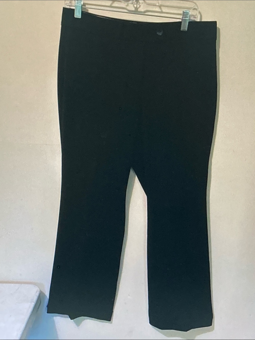 Talbots Black Straight-Leg Dress Trousers